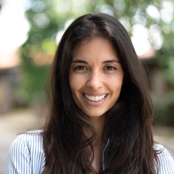 woman smiling